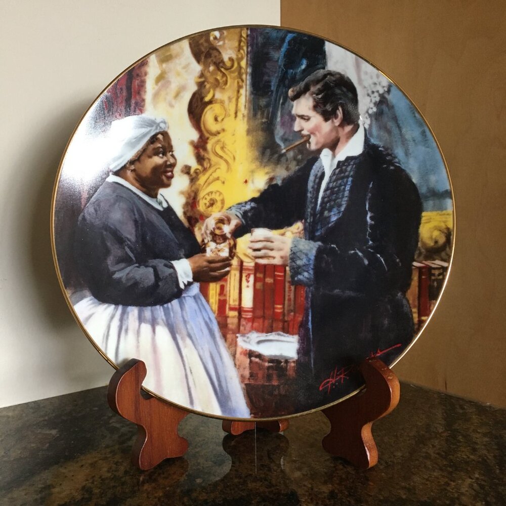 W.S. George Gone With the Wind Plate "Toast to Bonnie Blue" - Boxed & Numbered